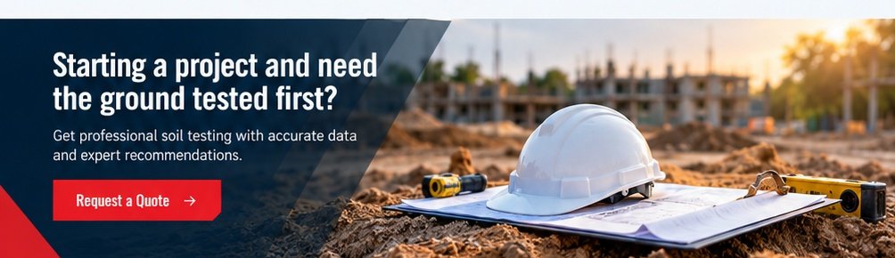 Starting a project and need the ground tested first? Get professional soil testing with accurate data and expert recommendations.